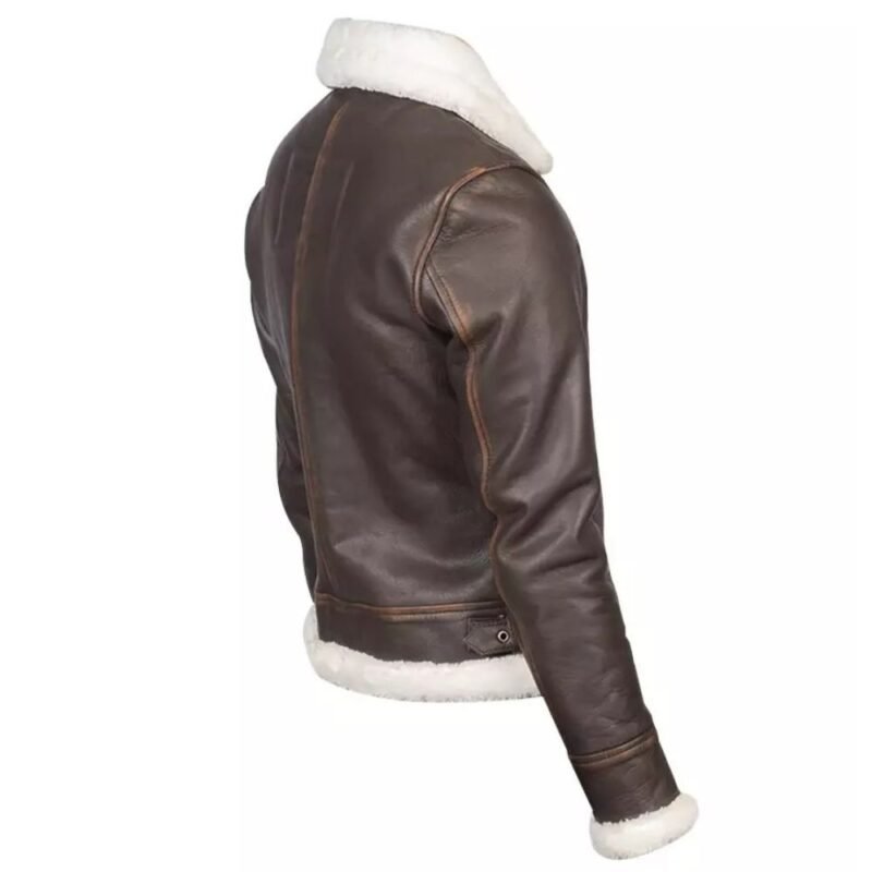 Brown Shearling Jacket Leather