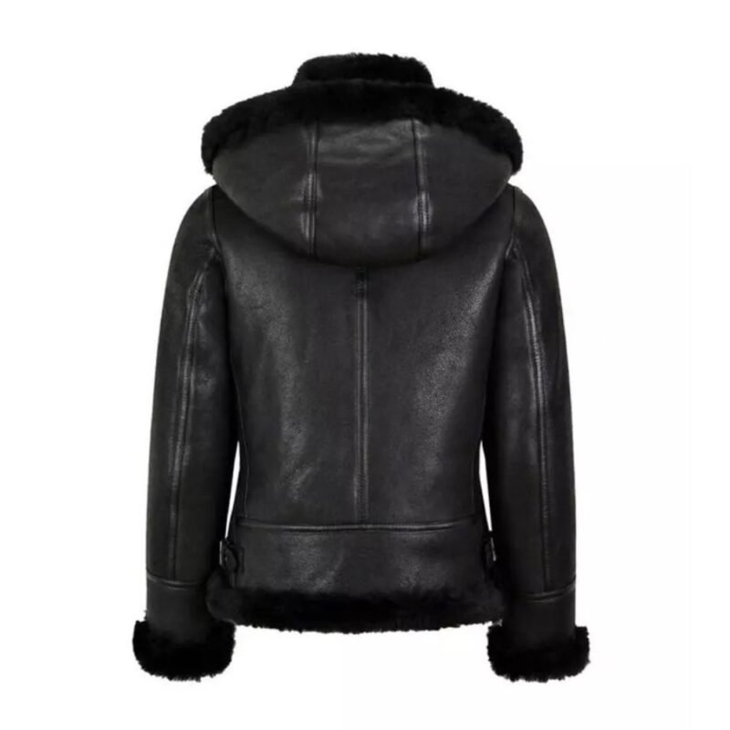 Hooded Shearling Jacket