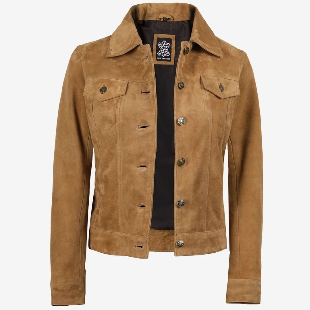 Light Brown Suede Jacket